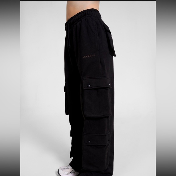 YoungLA W251 Hunting season Black Joggers - Picture 4 of 4